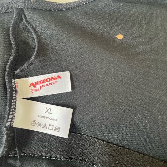 Women's ARIZONA JEANS Black one piece mermaid swimsuit XL - Picture 3 of 9